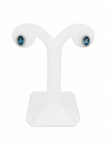 Aretes Oval London Blue Topaz