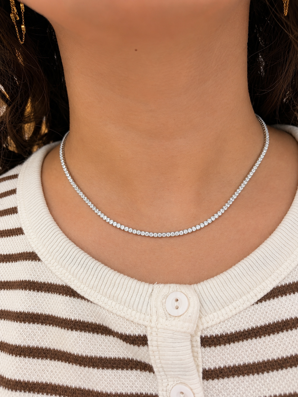 Collar Tennis 2mm plata