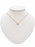 Collar Diamante Lab Emerald cut