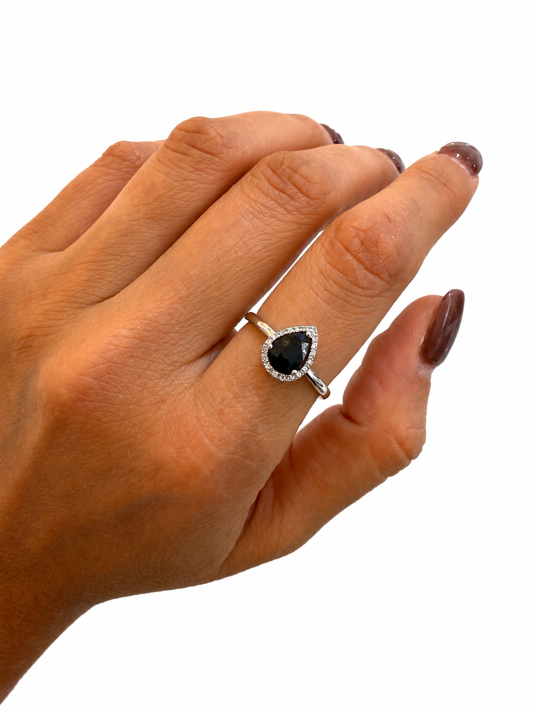 Anillo Gota Zafiro