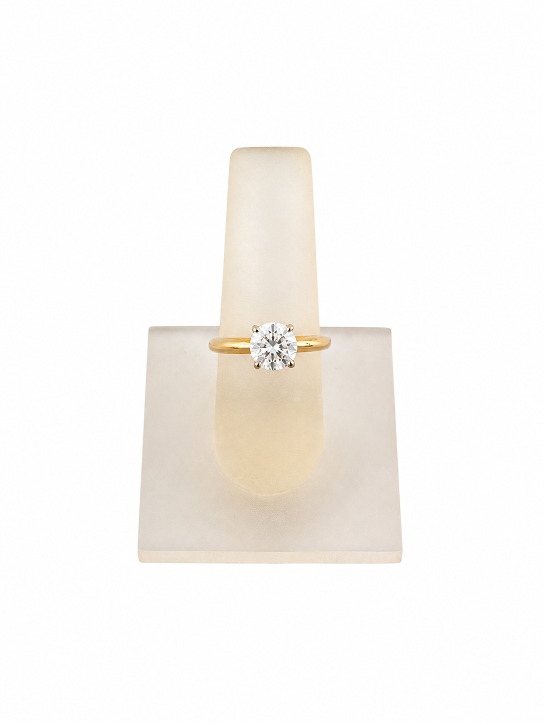 Anillo Diamante Laboratorio Corte Redondo 1.53 cts