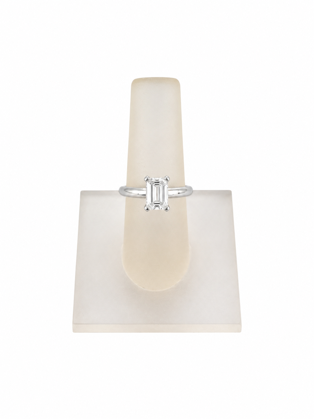Anillo Diamante Laboratorio Emerald Cut 1.54 cts