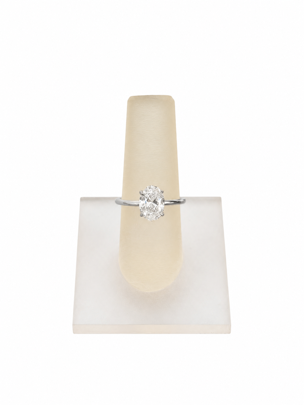 Anillo Diamante Laboratorio Corte Oval 1.50 cts