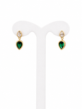 Arete Doble Gota Plata
