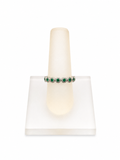 Anillo Esmeraldas Halo
