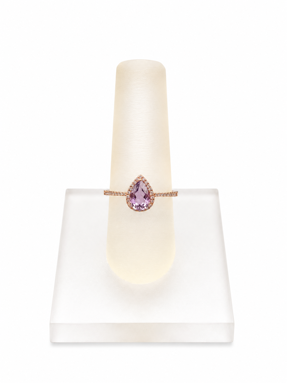 Anillo Gota Amatista