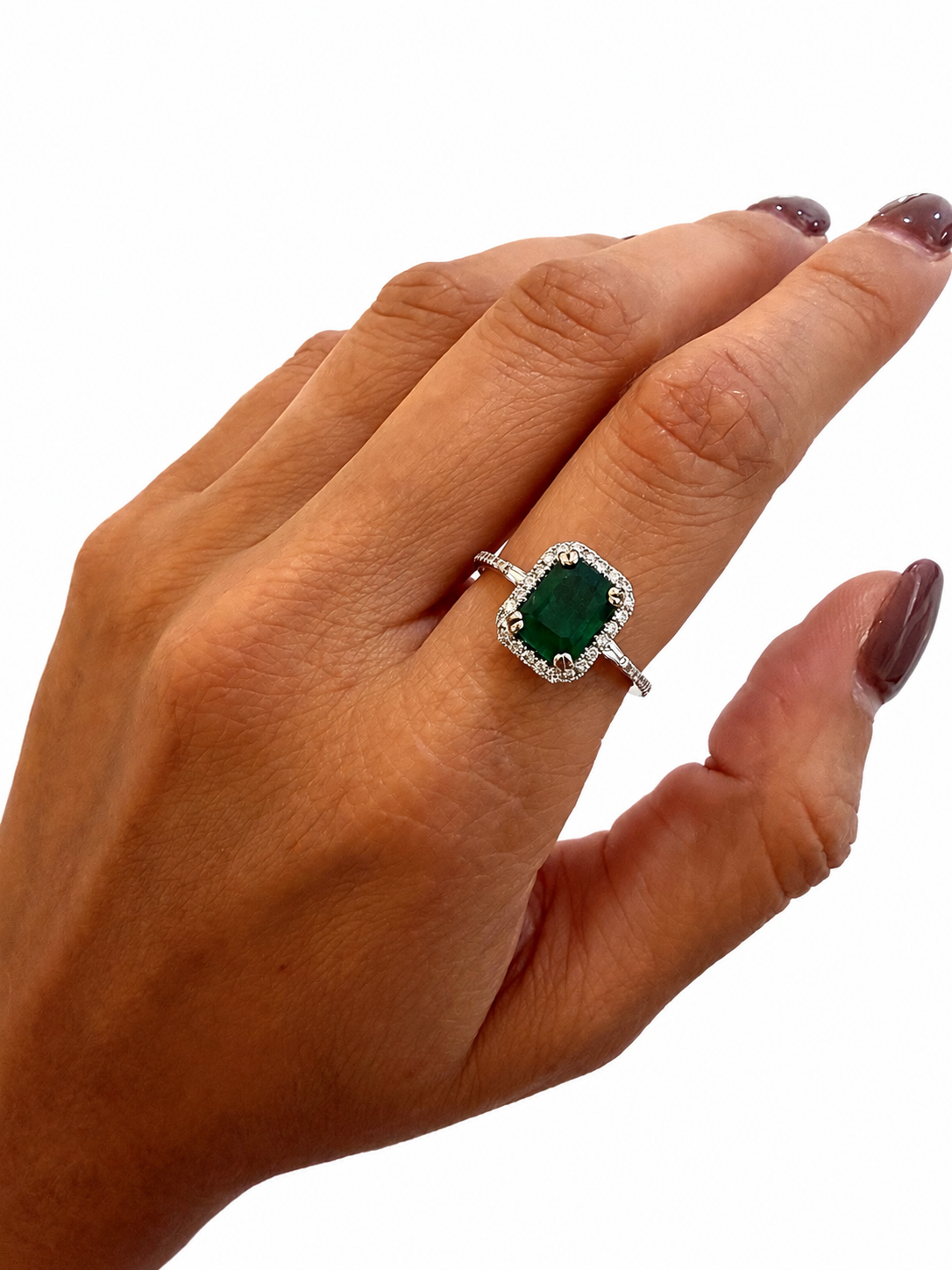 Anillo "Beatriz" Esmeralda