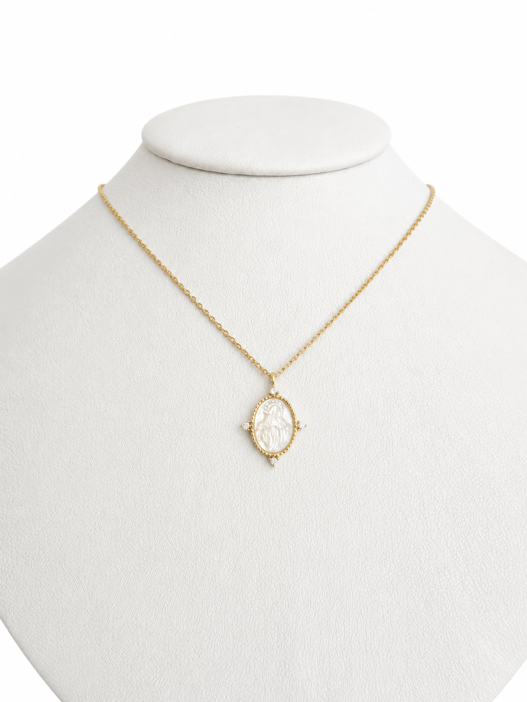 Collar Medalla Virgen Milagrosa