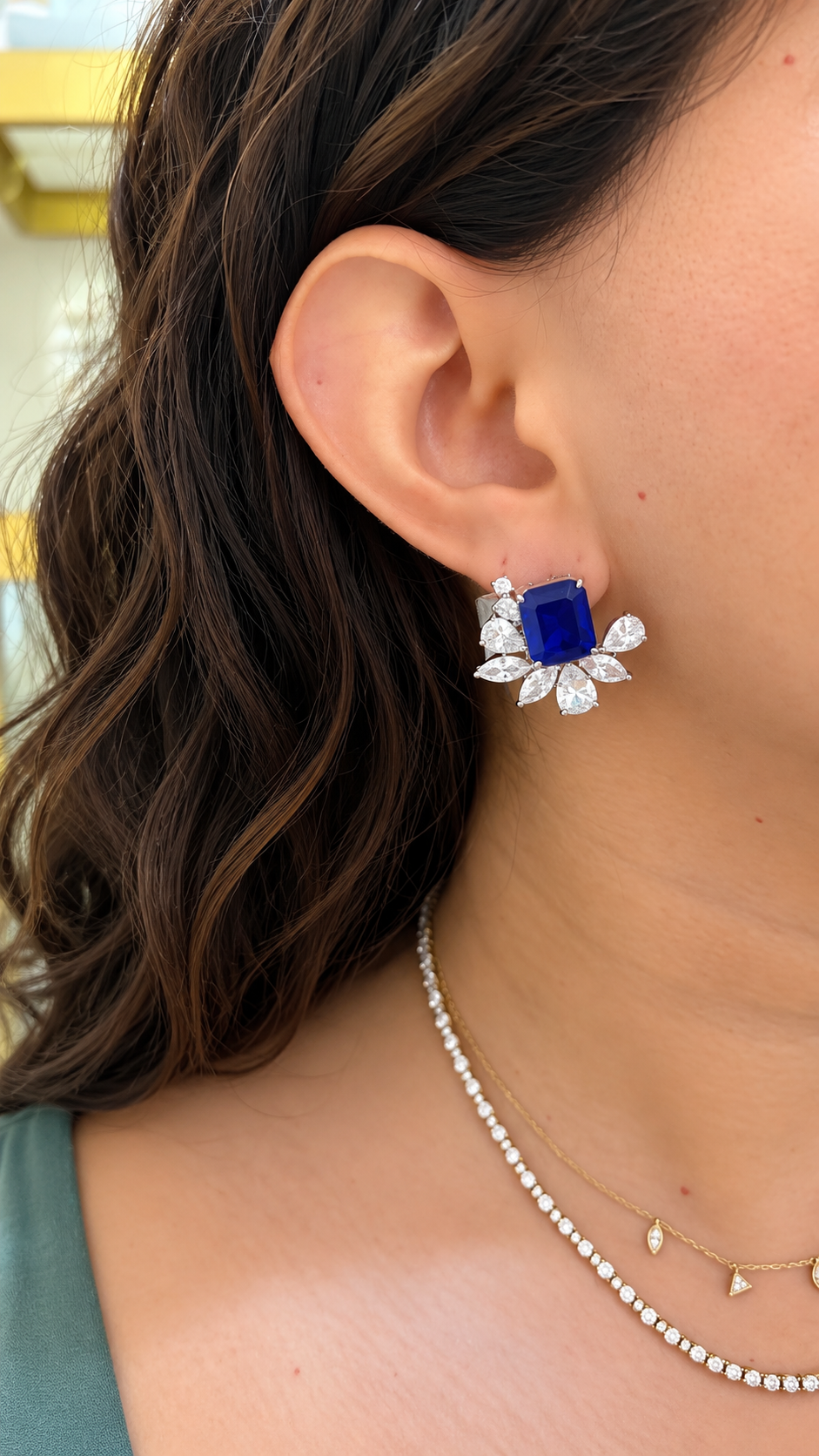Arete racimo flor