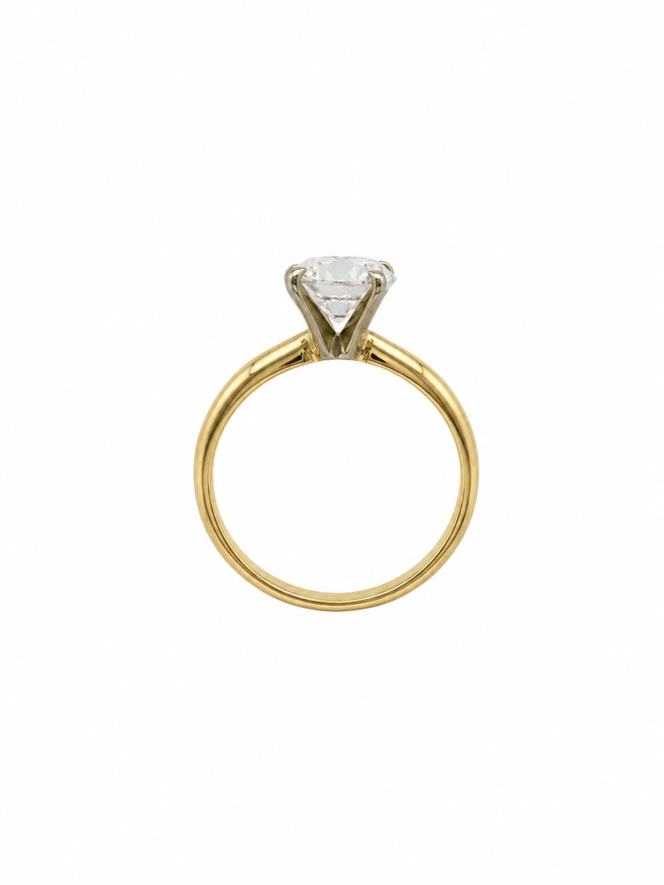 Anillo Diamante Laboratorio Corte Redondo 1.53 cts