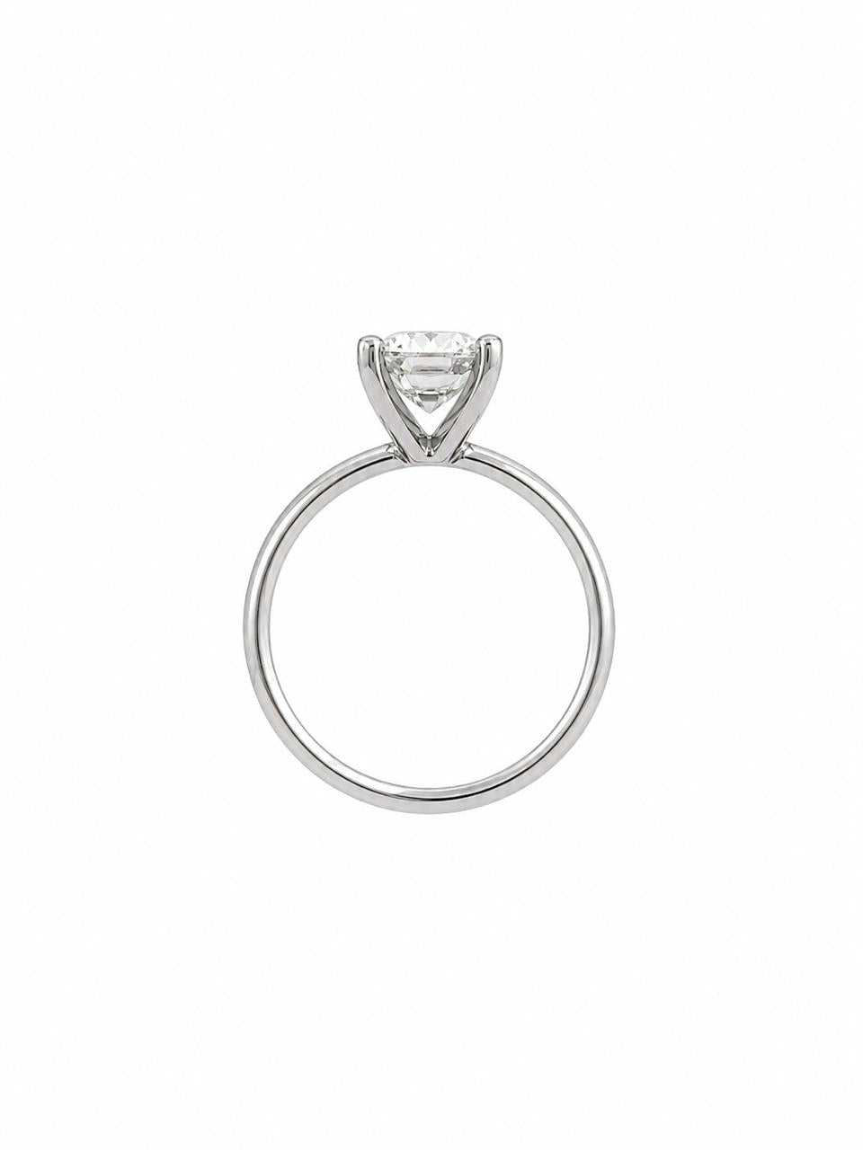 Anillo Diamante Laboratorio Emerald Cut 1.54 cts