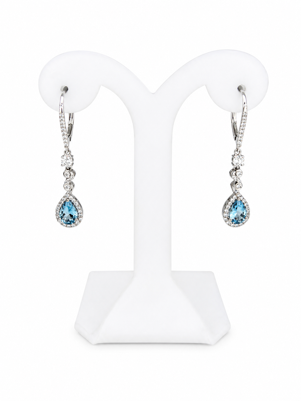 Aretes Aguamarina Pear