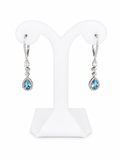 Aretes Aguamarina Pear