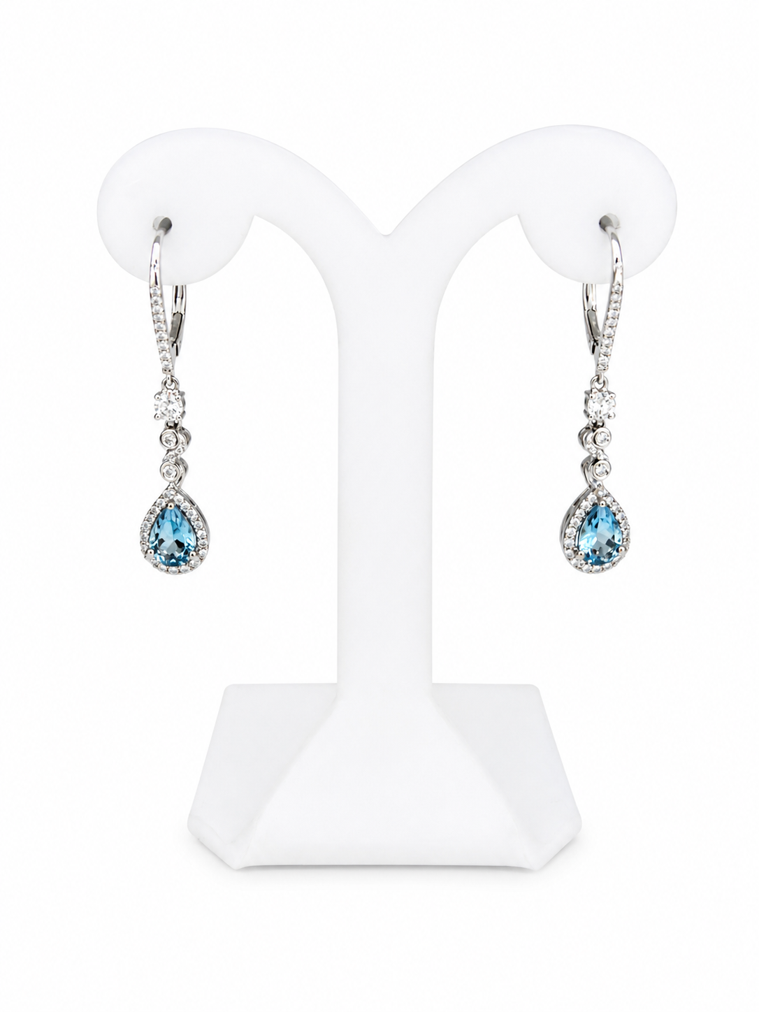 Aretes Aguamarina Pear