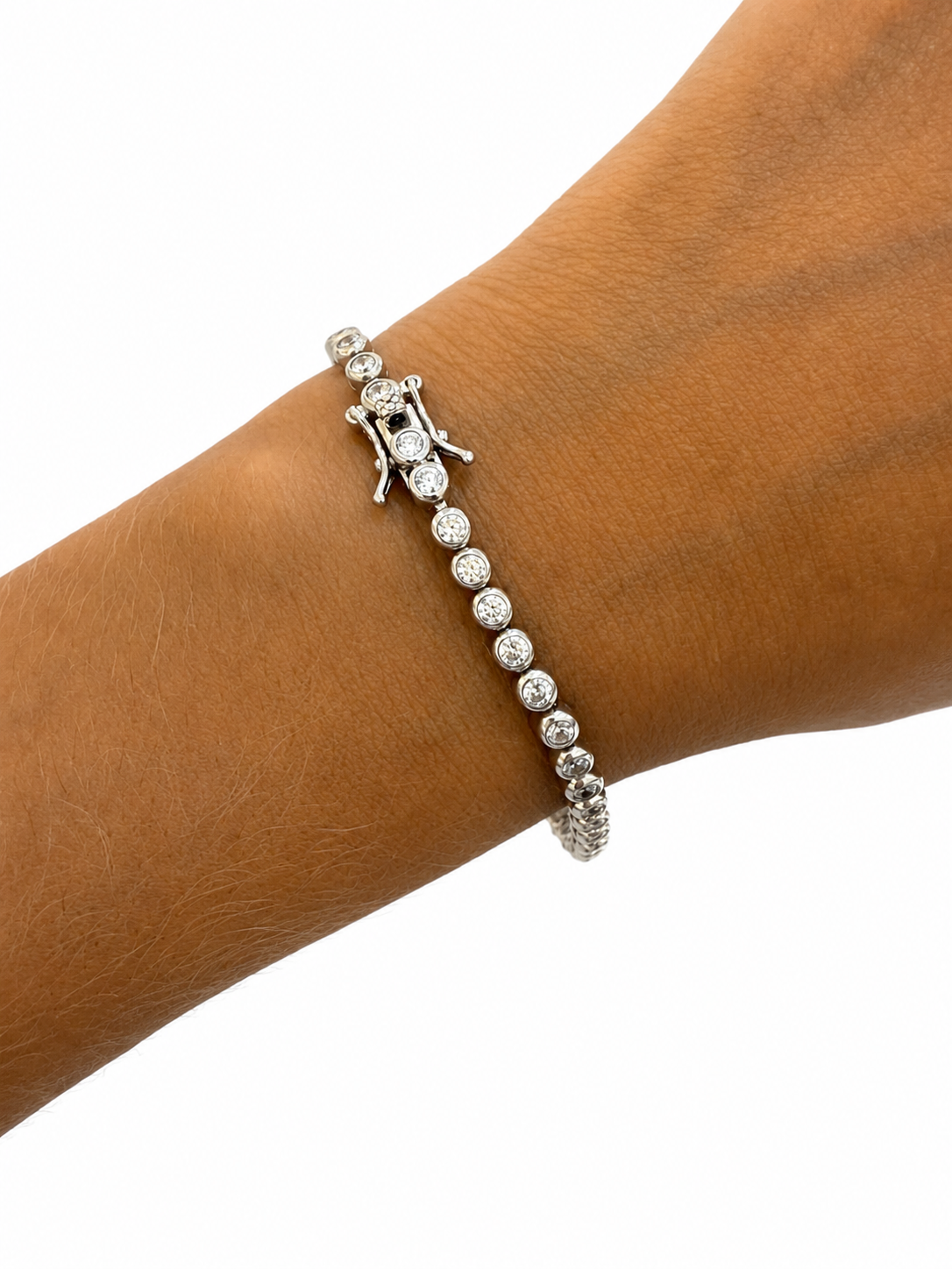 Pulsera Bisel Plata