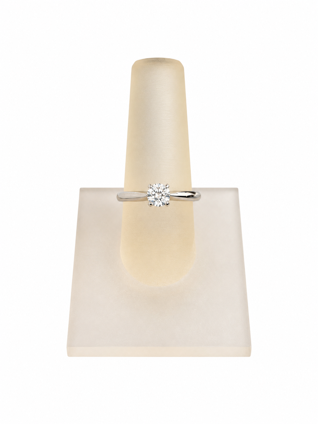 Anillo Diamante Natural Corte Redondo .53 cts