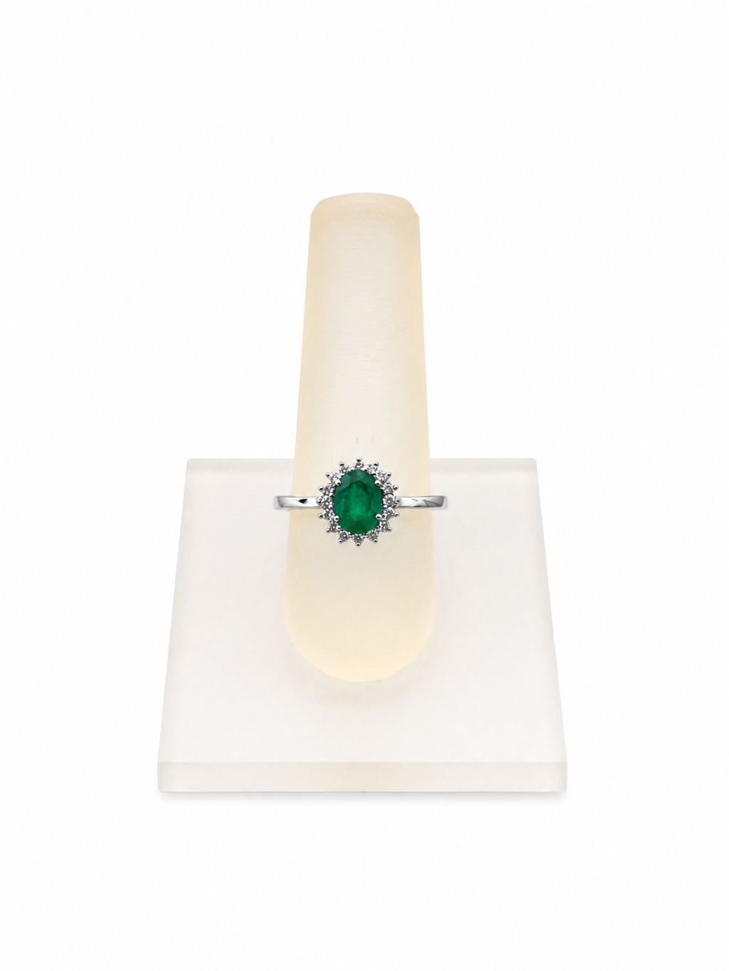 Anillo Lady Di Esmeralda