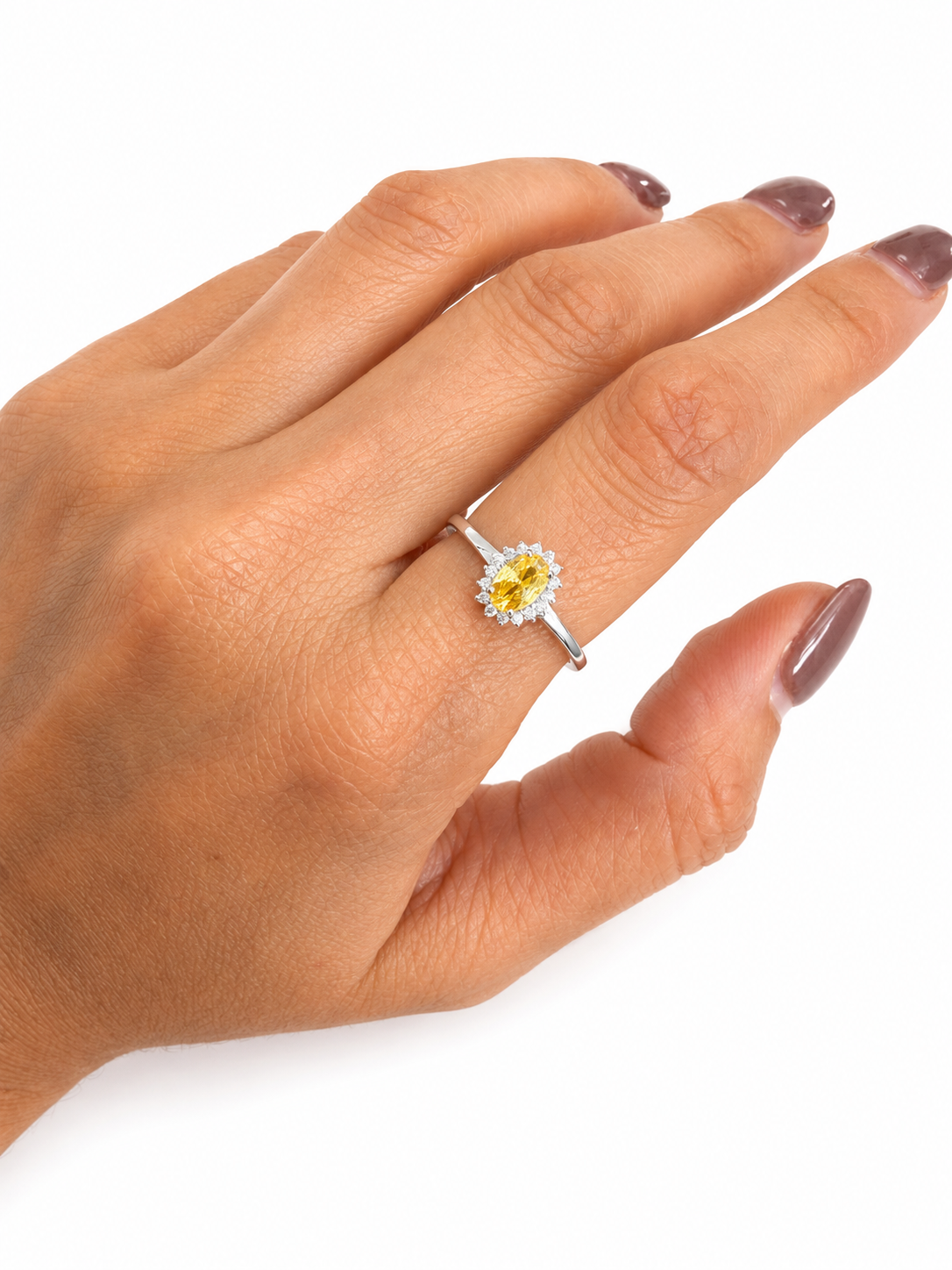 Anillo Lady Di Plata