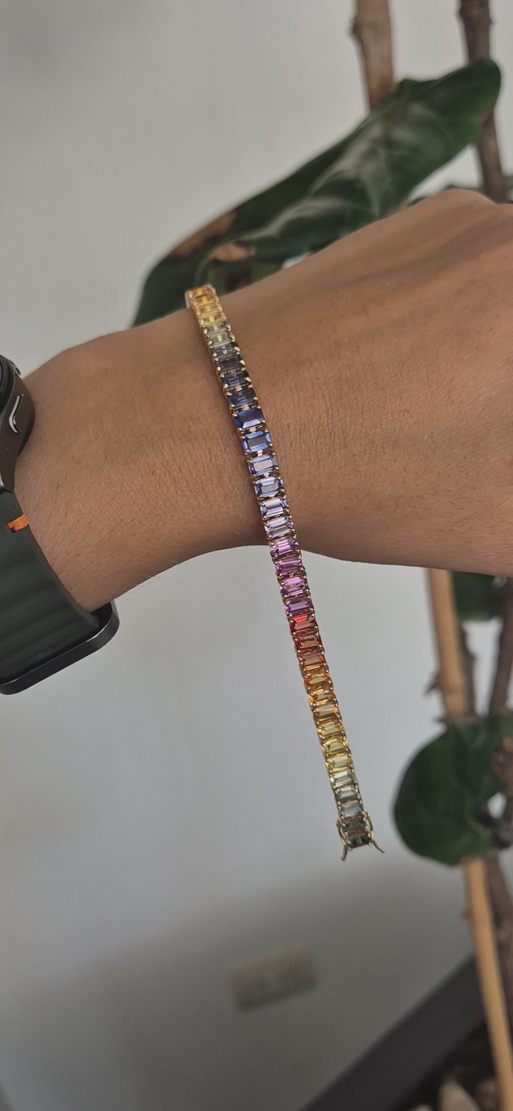 Rainbow Tennis bracelet
