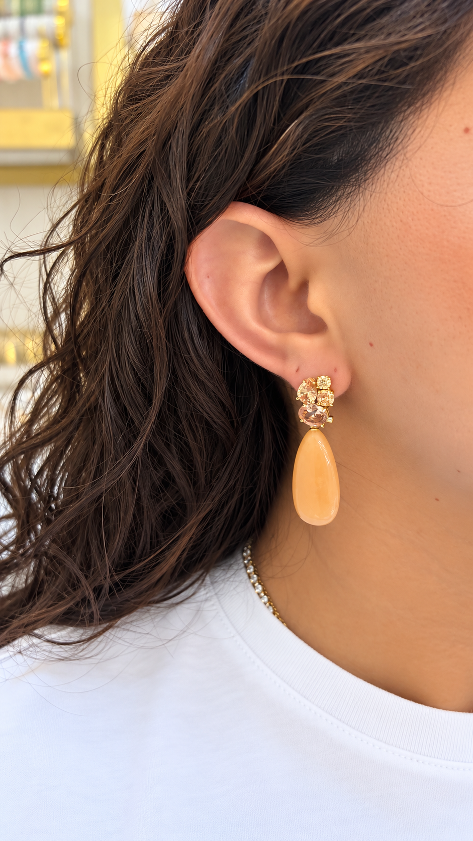 Arete amber drop