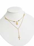 Collar Doble religioso