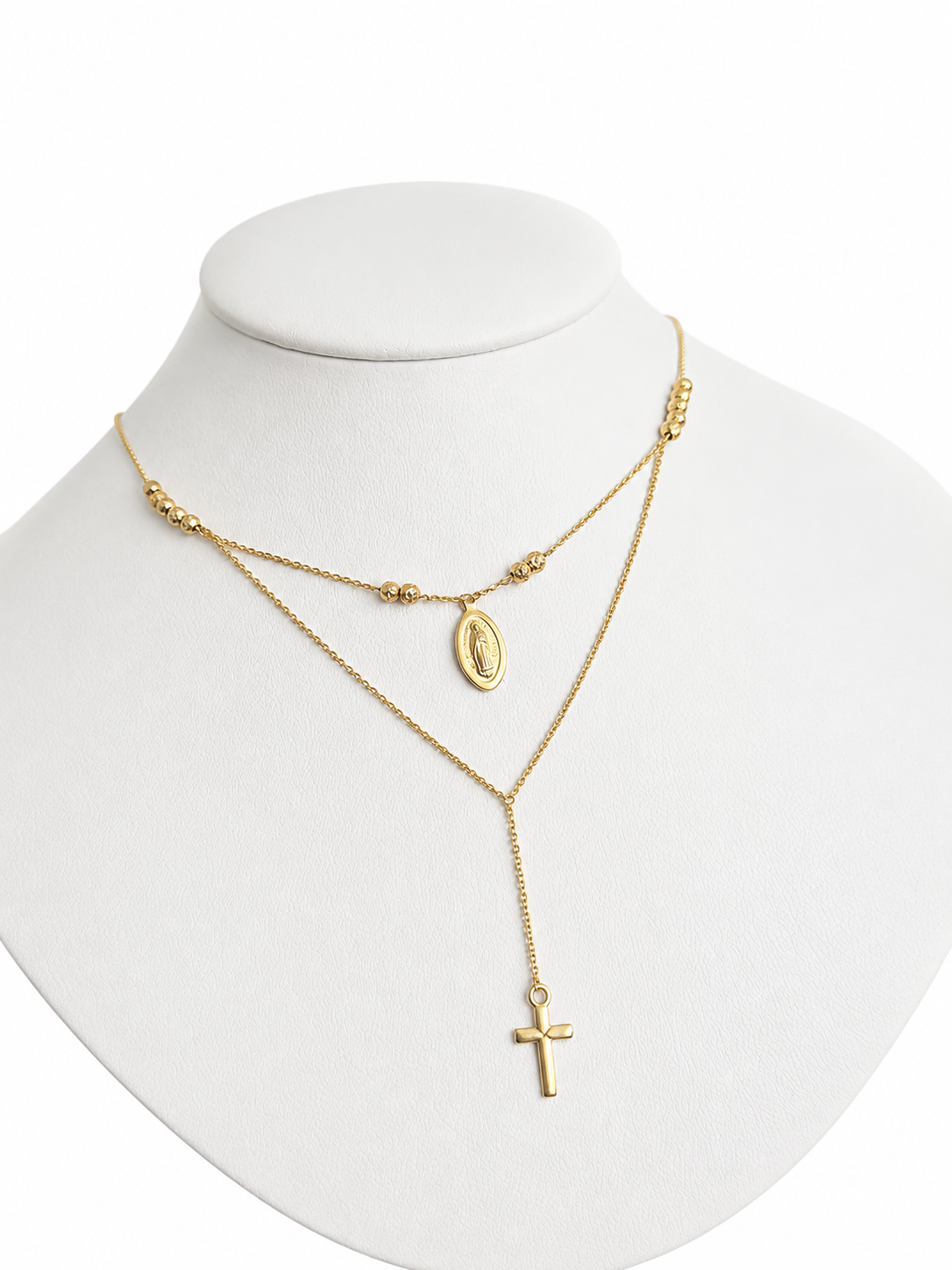 Collar Doble religioso