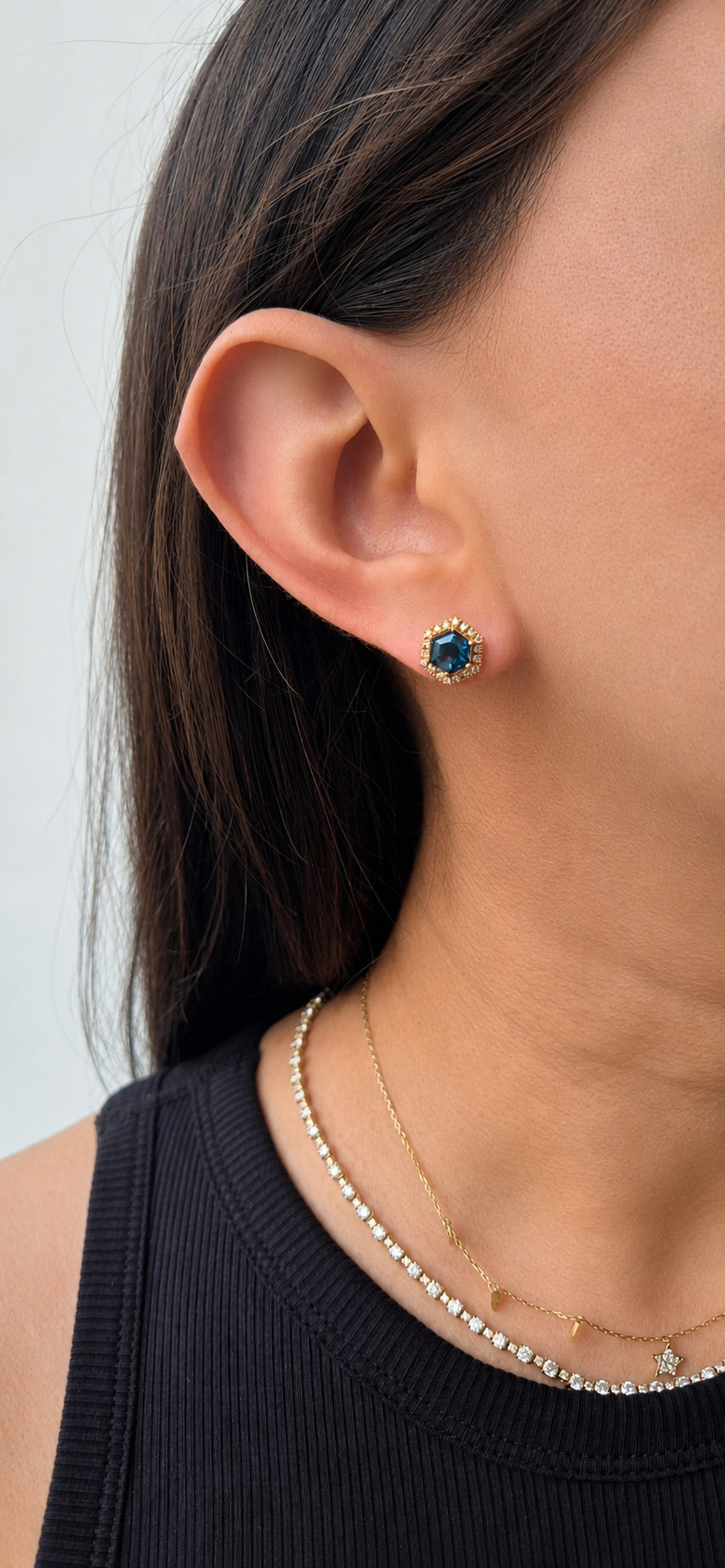 Aretes London Blue