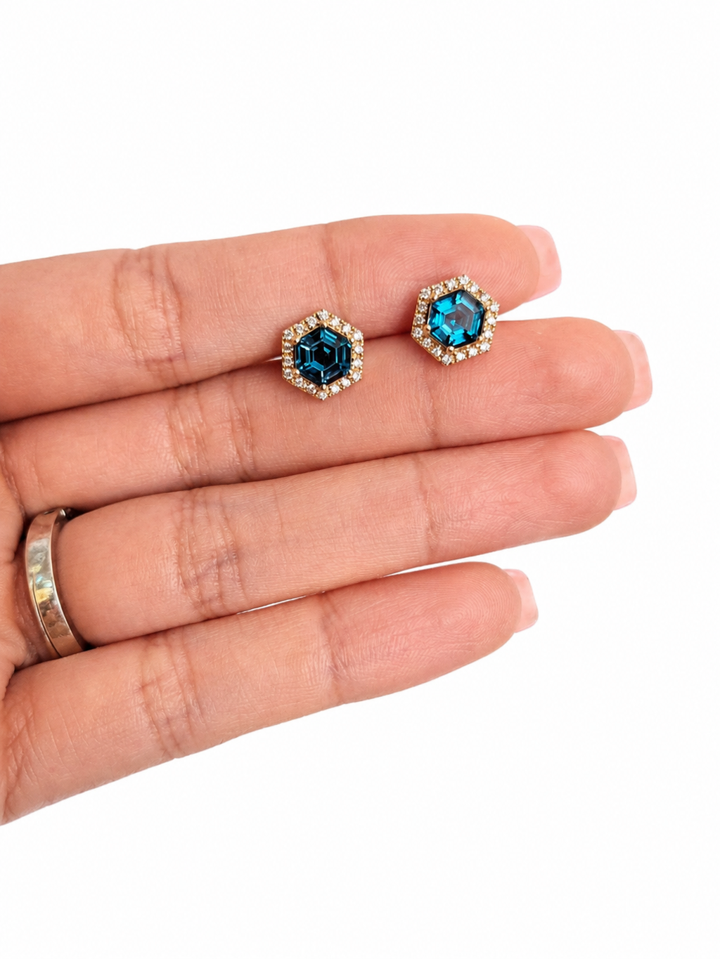 Aretes London Blue