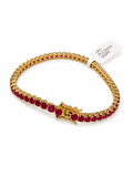 Pulsera Tennis Carmesí