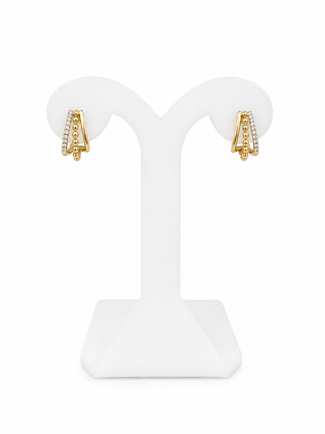 Arete triple de diamantes